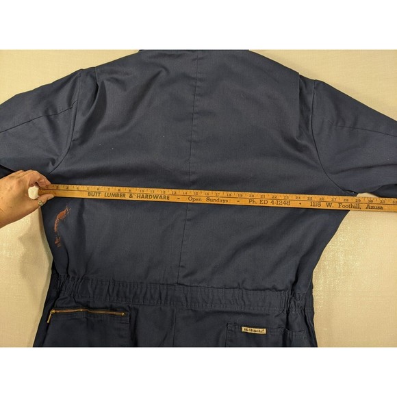 Vintage 2XL Tall Insulated Walls Mens Coveralls Blizzard Pruf Chest 50-52 Blue - Picture 12 of 15